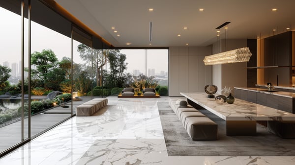 [D357] Light-Bathed Minimalist Asian Spiritual Dining