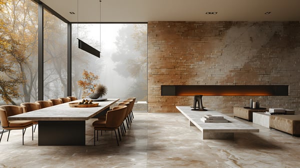 [D513] Monotone Dining Late Autumn Fog — Ashiya Yamate