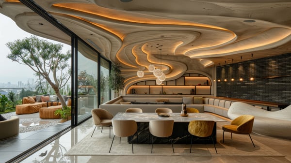 [D738] Organic Artistic Urban Moderate Dining Living