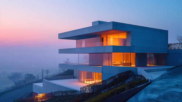 [E378] Rokko-so Industrial Light Hide-and-Reveal Exterior