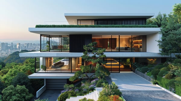 [E712] Exterior Organic Modern Nordic Residence