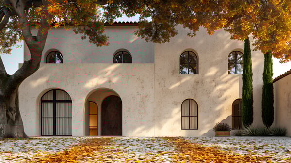 [E713] Organic Exterior Amber-Gold Light — Ashiya Yamate