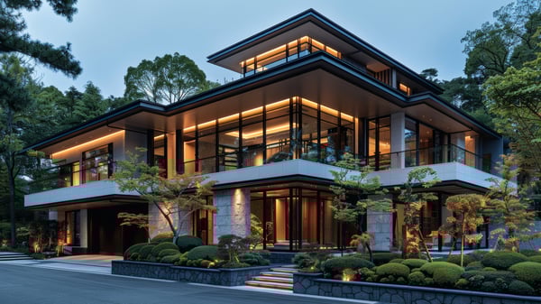 [E781] Rokko-so Hide-and-Reveal Organic Resort Exterior
