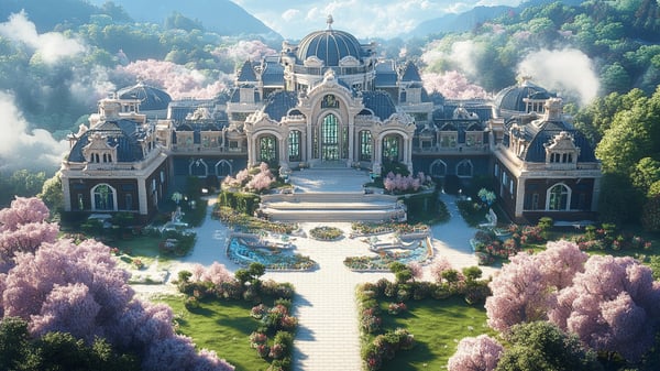 [EAAE] The Sakura & Matcha Parfait Palace — An Ashiya-Class Confectionery Estate