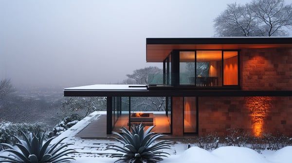 [G119] Shadow Garden Winter Snow × Indoor Fireplace — Ashiya Yamate