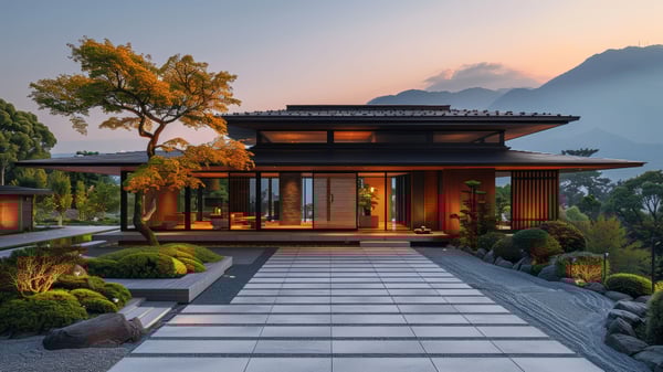 [G278] Tactile Industrial Garden Entrance in Ashiya Rokko-so