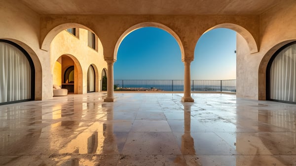 [G413] Reflection Garden Early Autumn Clear Morning — Ashiya Yamate