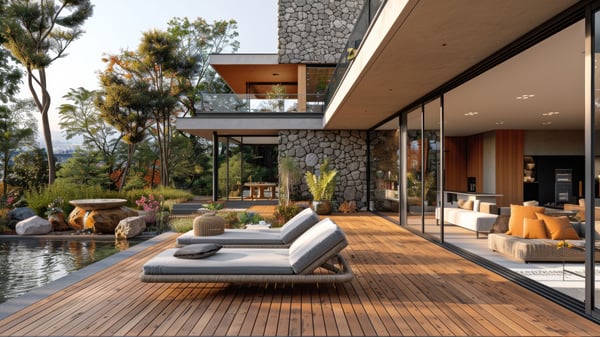 [G745] Organic Rustic Desert-Plateau Garden Courtyard in Ashiya