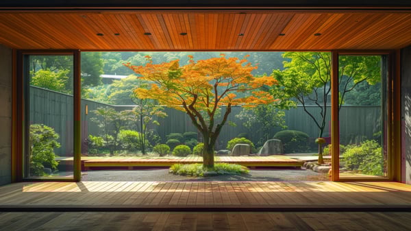 [G748] Organic Rustic Urban Courtyard Garden