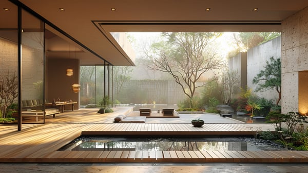 [G984] Fluid Resort Garden with Continental Classic Nuance