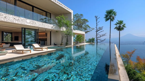 [G987] Fluid Asian Spiritual Resort Garden