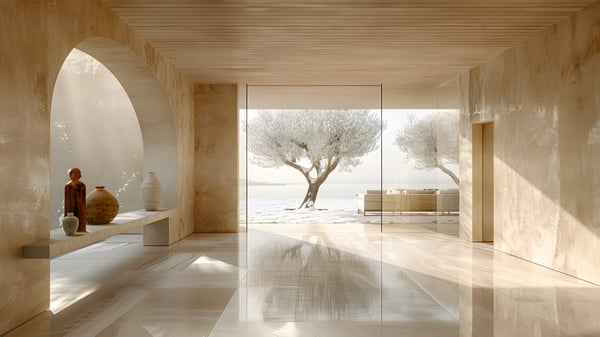 [H113] Shadow Entrance-hall Winter Morning Snow — Ashiya Yamate