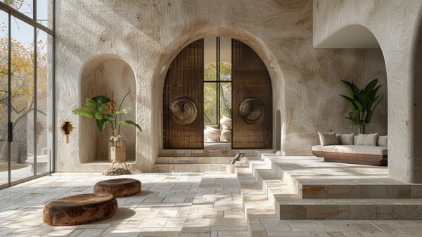[H223] ENTRANCE_HALL TEXTURE TRADITIONAL MEDITERRANEAN