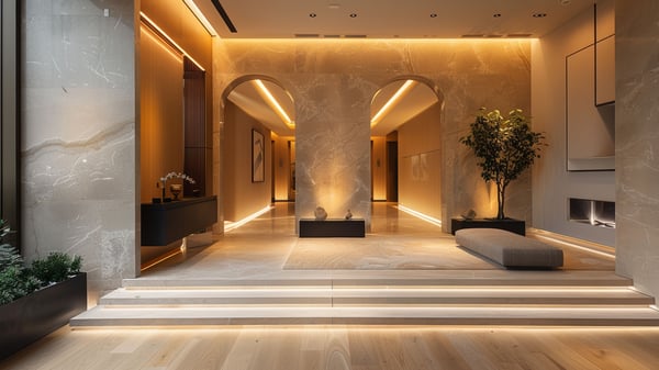 [H278] Industrial Texture Urban Entrance Hall