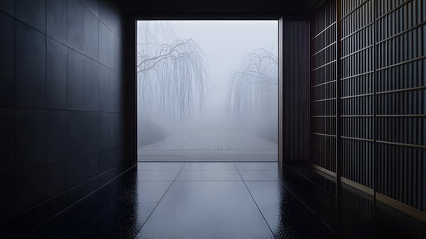 [H531] Monotone Entrance-hall  — Ashiya Yamate