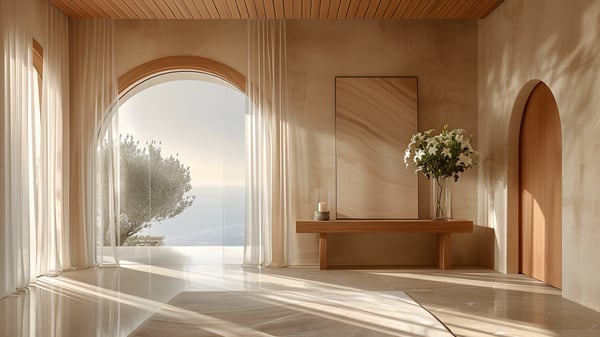 [H713] Organic Entrance-hall Mid-Autumn Golden Afternoon — Ashiya Yamate