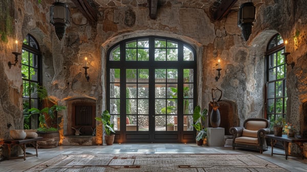 [H746] Rustic Organic Entrance Hall, Ashiya