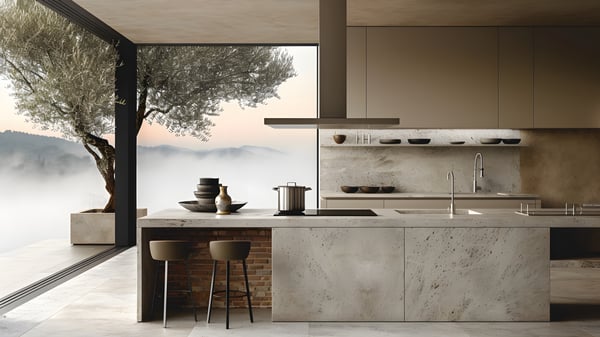 [K213] Texture Kitchen Summer Dawn Mist — Ashiya Yamate