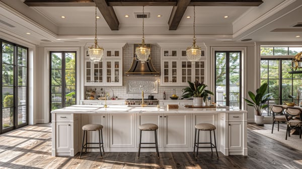 [K324] Translucent Light Continental Classic Kitchen