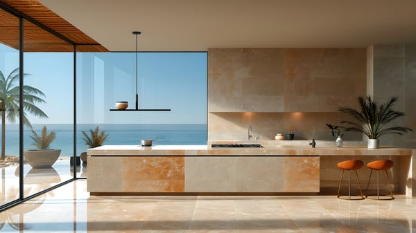 [K419] Reflection Kitchen Crisp Autumn Clear Morning — Ashiya Yamate