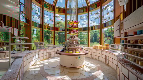 [Kaaa] The Sugar Vault — Circular High-Ceiling Edible Kitchen Studio