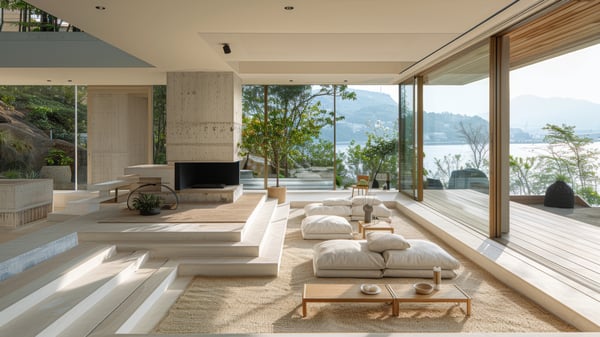 [L978] Fluid Industrial Urban Living Room