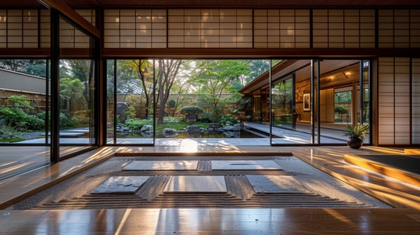 [O121] Ashiya J-Traditional Genkan Chiaroscuro