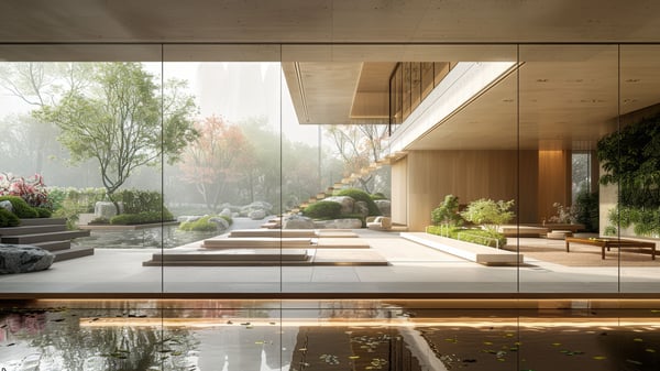 [O388] Ashiya Rokurokuso Resort-Inspired Light-Filled Gallery