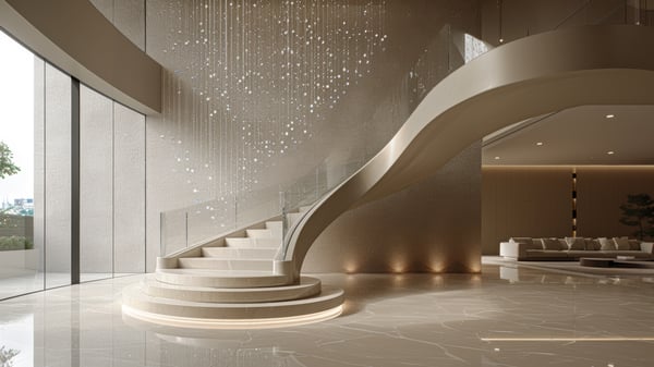 [O492] Nordic Futuristic Reflection Atrium