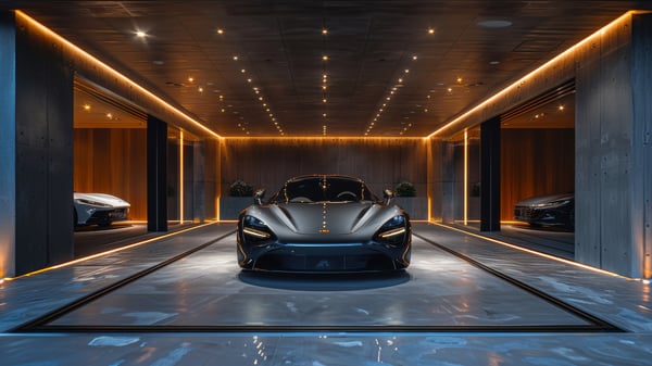 [O578] Monotone Industrial Luxury Garage