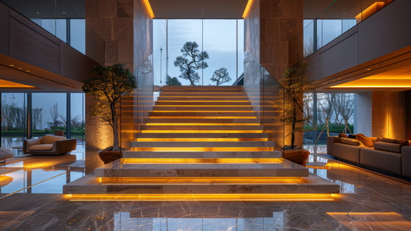 [O618] Modern Contrast Loft House Interior