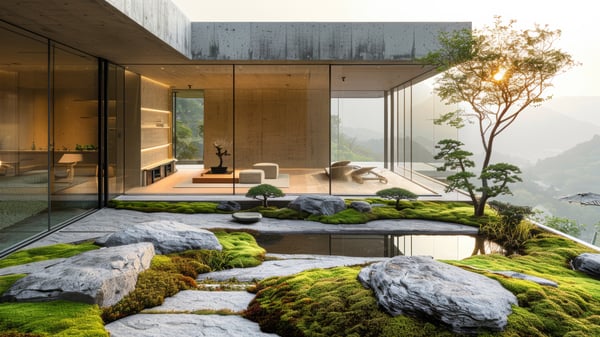 [O737] Organic Artistic Asian Spiritual Residence and Garden