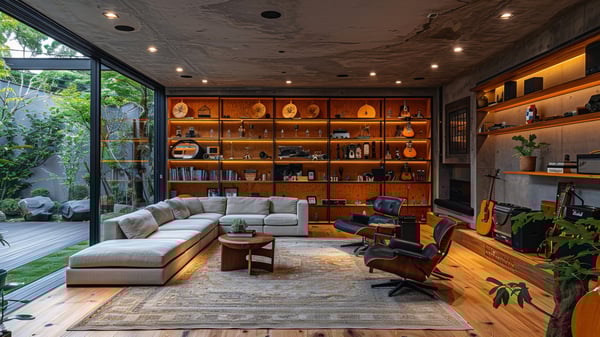 [O739] Organic Artistic Oceanic Living Room