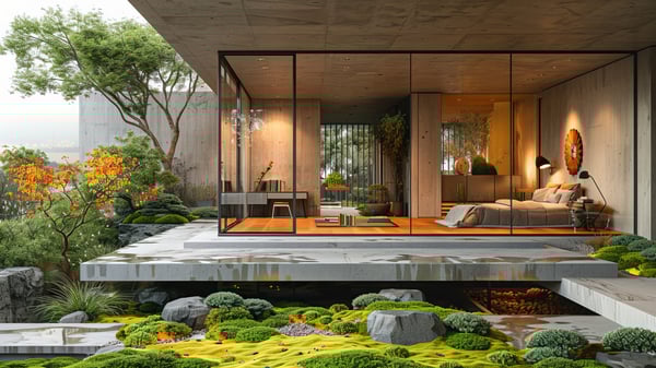 [O978] Fluid Industrial Urban Moderate Indoor-Outdoor Vista