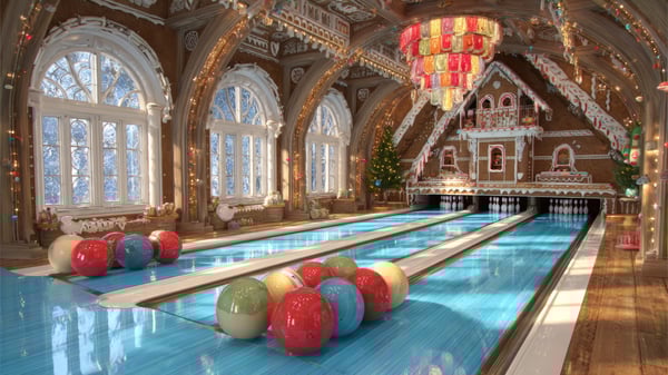 [OAAD] The Confectionery Grand Alley — Sugar-Glazed Bowling Hall