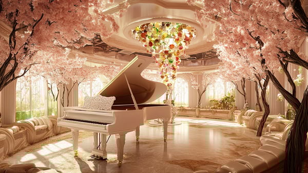 [OAAE] The Matcha Grand Piano Sanctum — A Palatial Ashiya-Class Music Room