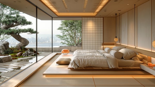 [R345] Light-Dominant Rustic Desert Nomad Room