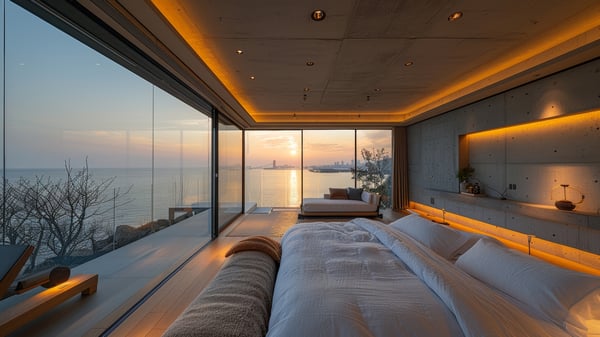 [R478] Sophisticated Industrial Reflection Room in Ashiya