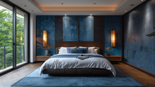 [R638] Artistic Contrast Bedroom in Ashiya