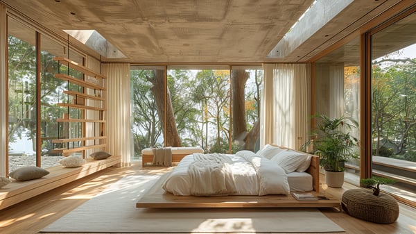 [R765] Organic Natural Desert Nomad Master Bedroom