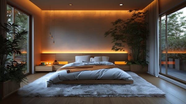 [R942] Ashiya Rokko-socho Fluid Nordic Rustic Bedroom