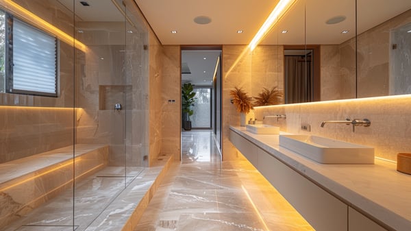 [V455] REFLECTION MINIMAL BATHROOM_VANITY in Ashiya DESERT_PLATEAU