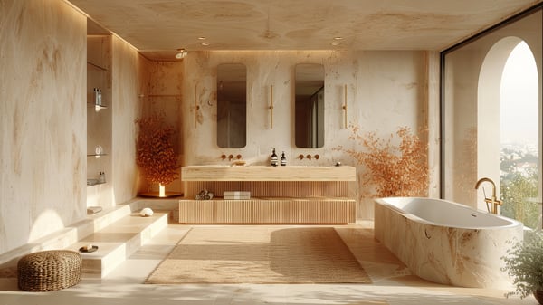 [V752] ORGANIC MINIMAL BATHROOM_VANITY NORDIC