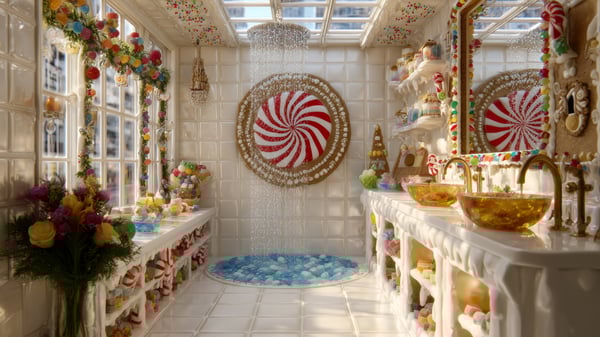 [VAAD] The Peppermint Sanctuary — Confectionery Washroom Reverie