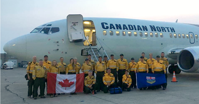 Alberta wildland firefighters like Gadwa have been sent out to help all over Canada.