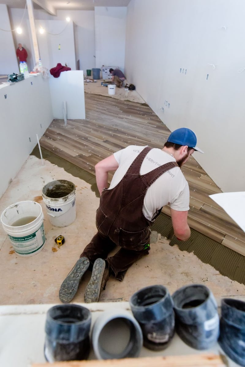 Scene from the 2019 rebuild
