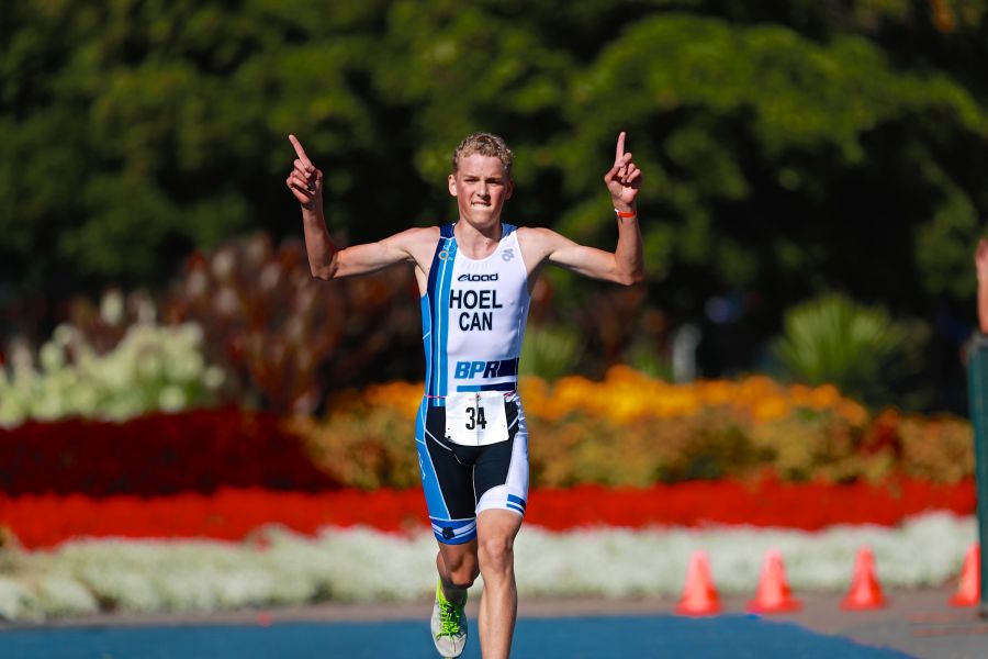 <who>KelownaNow</who> Brock Hoel of West Kelowna finished first in the youth division race.
