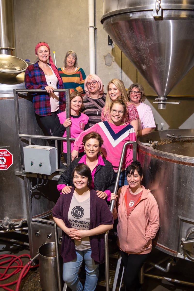 <who>Photo Credit: NowMedia</who> The Cannery Brewing women responsible for Ceres Mango Milkshake