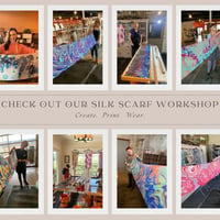 Create a Silk Scarf, Water Marbling Workshop