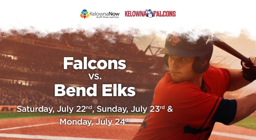 Closed – Flash Contest Alert! Win 4 Tickets to the Kelowna Falcons Game July 22nd, 23rd or 24th!